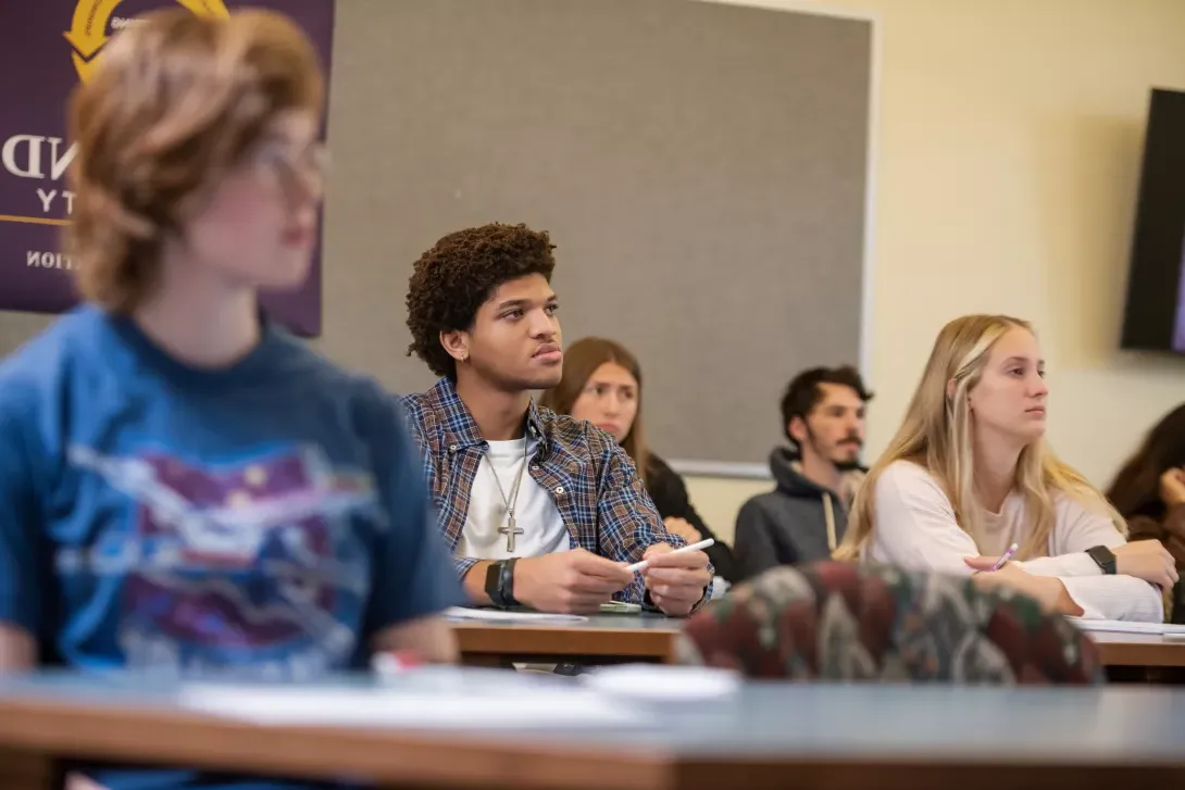 Students in Psychology class